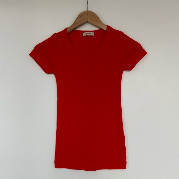 Slim Ribbed Tee - Picture 3 of 4